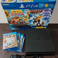 Consolle ps4 più giochi