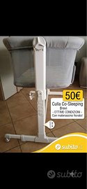 Culla Co-Sleeping Brevi /problema reflusso