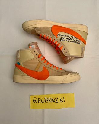 Nike x Off White Blazer Vanilla Orange Halloween