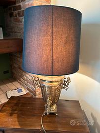 Lampada in ottone su Samovar