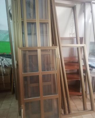 Infissi in alluminio (4 unità) - porte e finestra 