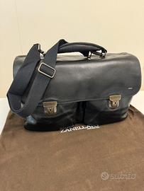 Borsa da lavoro Zanellato in pelle nera