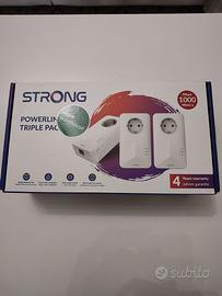 STRONG Powerline 1000 Triple 3 adattatori Ethernet