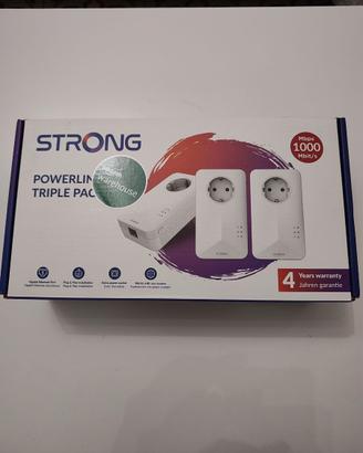 STRONG Powerline 1000 Triple 3 adattatori Ethernet