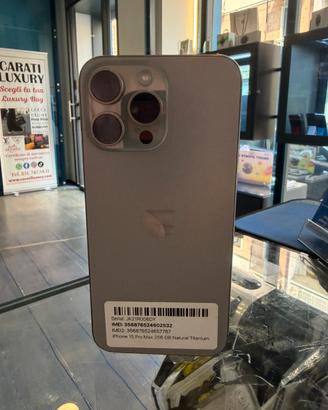 IPHONE 15 PRO MAX 256GB PROMO LAMPO