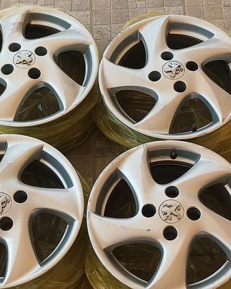 4 cerchi lega R15 Peugeot 206 cc 4X108 6X15 ET25