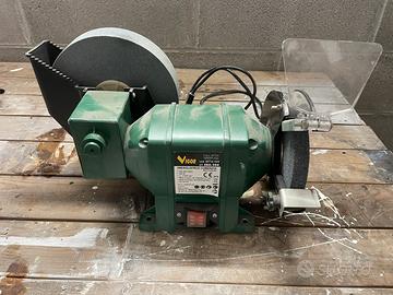 Smerigliatrice combinata da banco Vigor Green Line