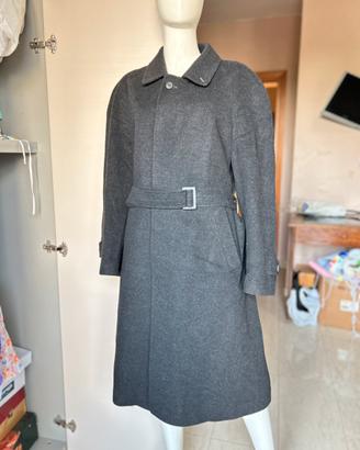 Cappotto lungo in lana e cashmere uomo XXL 54