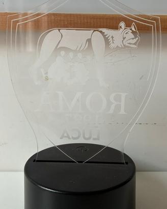 Lampada LED 3D Roma Lupa Capitolina Luca Acrilico