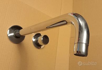 MISCELATORE A PARETE INCASSO LAVABO CROMO