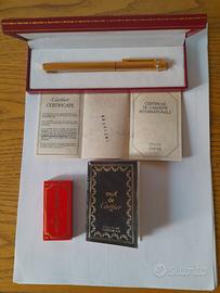 Penna Cartier con certificato di garanzia