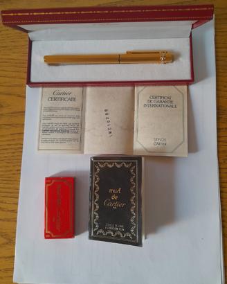 Penna Cartier con certificato di garanzia