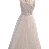 Abito sartoriale da cerimonia  damigella 10 anni