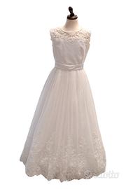 Abito sartoriale da cerimonia  damigella 10 anni