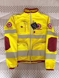 Giubbino tecnico giallo h.v. Croce Rossa Italiana