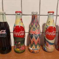 Coca Cola 5 bottiglie da collezione