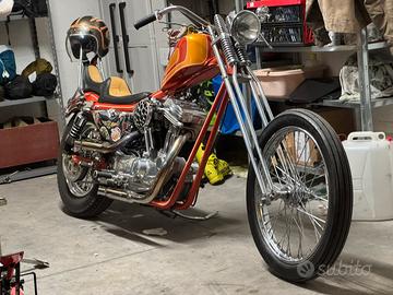 Moto chopper harley davidson sportster