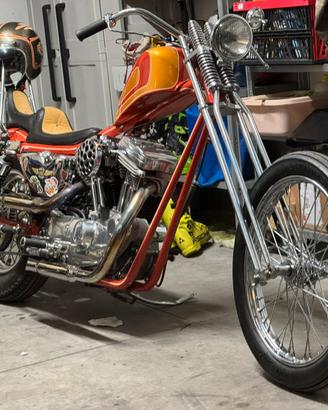 Moto chopper harley davidson sportster
