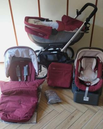 trio inglesina quad con telaio xt