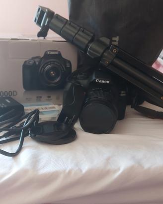Canon EOS 2000D + Obiettivo 18-55mm | Kit Completo