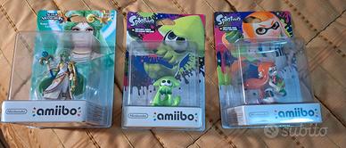 Lotto 3 Amiibo nuovi splatoon palutena