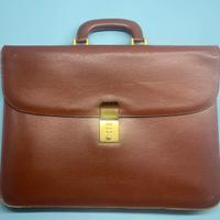 Borsa porta documenti in vera pelle Valleverde