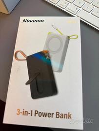 Ntaanoo MP51 power bank magnetico 3 in 1 10000mAh