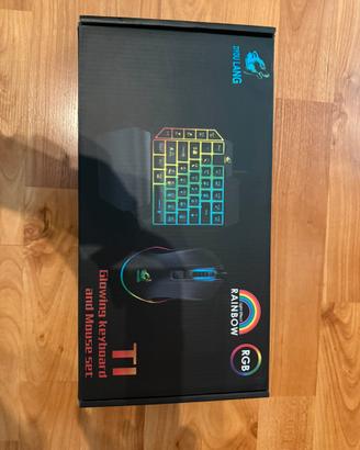 Tastiera mouse LED