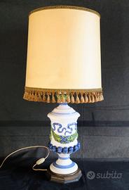 lampada tavolo porcellana urna antica inizio 900