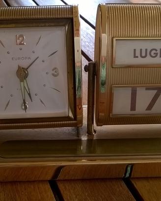 orologio da tavolo anni '60