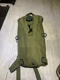 Zaino kms tattico verde militare air soft camelbak