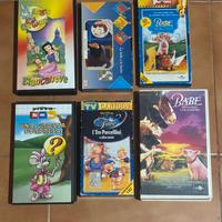 Videocassette cartoni animati/film