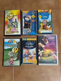 Videocassette cartoni animati/film