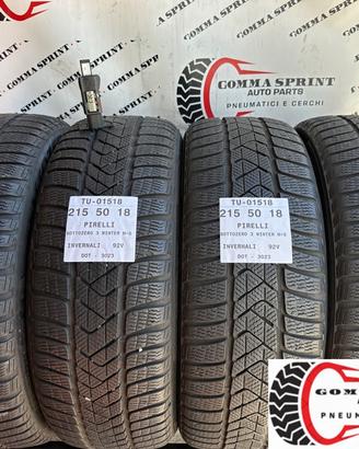4 PNEUMATICI 215/50 R18 PIRELLI INVERNALI
