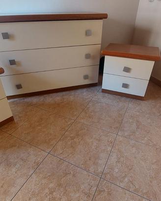 Cassettiera e Comodini Felver