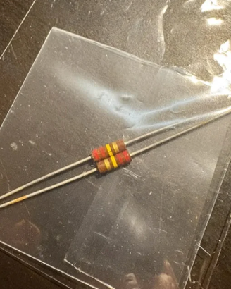 Resistenze Luxe da 222k Carbon Comp Resistor