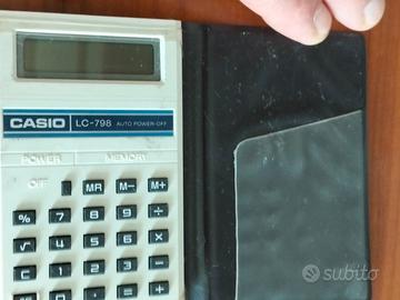 Calcolatrice elettronica tascabile vintage Casio L