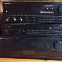 Impianto stereo diversi componenti