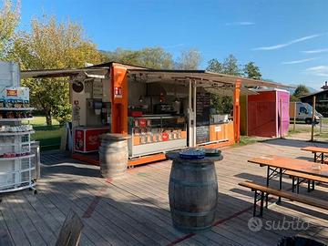 Cucina / cassa scarrabile mobile / container