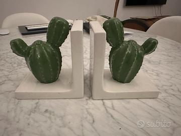 Coppia fermalibri cactus 🌵