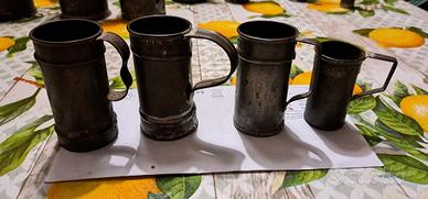 misure in latta periodo del Regno con vari punzoni