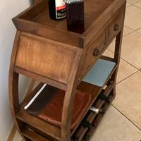 Carrello in legno per liquori