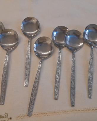 Lotto 36 posate vintage in Stainless Steel 