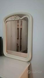 Specchio verticale color panna