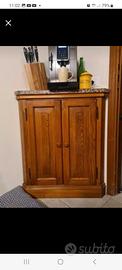Angoliera in castagno 