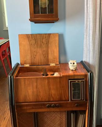 Radio giradischi vintage anni 40 Phonola