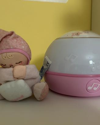 Lampada notturna Chicco rosa