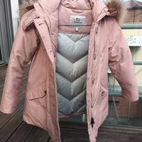 Giubbotto da bambina Woolrich rosa 6A