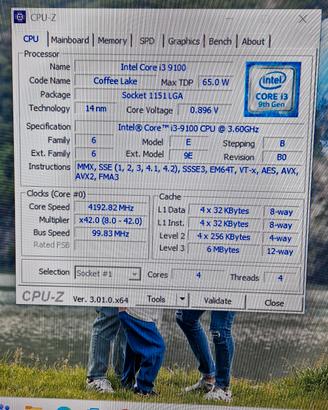 Processore Intel i3 9100