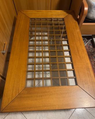 Tavolino in legno noce